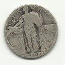 1929 #3 90% Silver Standing Liberty Quarter.