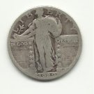 1929 #5 90% Silver Standing Liberty Quarter.