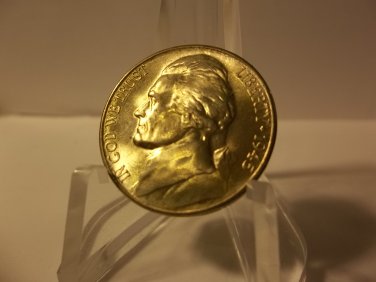 1945-D BU #1 Jefferson Silver War Nickel.