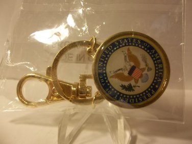 Gold Presidential Seal Key Chain