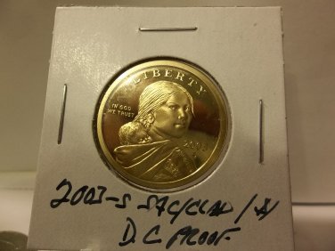 2003-S Deep Cameo Proof Sacagawea Dollar.