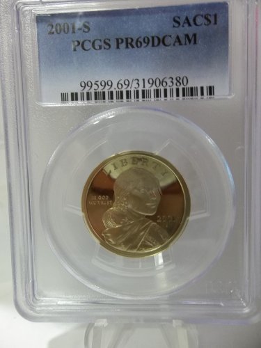 2001-S $1 Sacagawea Dollar PCGS PR69DCAM