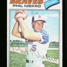 1977 O PEE CHEE #43 PHIL NIEKRO BRAVES NM OPC