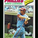 1977 O PEE CHEE #118 GREG LUZINSKI PHILLIES NM OPC