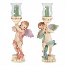 cherub  candle holder