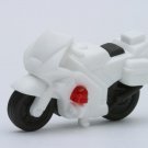 NEW White Motorcycle Toy Japanese Eraser IWAKO