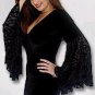 Goth dress w/ full circle sleeves!