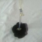Monster High Doll Display Stand Black Clear Skull Edition