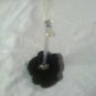Monster High Doll Display Stand Black Clear Skull Edition