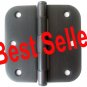 LOT of 24 Oil Rubbed Bronze 3.5" w 5/8" R Door Hinges