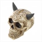 HORNED TRIBAL SKULL BANK