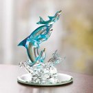SPUN-GLASS DOLPHIN FIGURINE