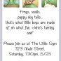 Frogs, Snails, Puppy Dog Tails Invite