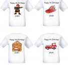 Fire Rescue Fireman Themed Party Tshirt