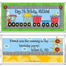 Toy Train chocolate wrappers