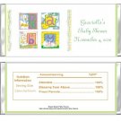 Baby Blocks Baby Shower chocolate wrappers