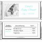 Baby Feet Baby Shower chocolate wrappers