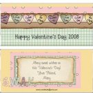 Cutie Pie Hearts chocolate wrappers