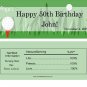 Golf Lore chocolate wrappers