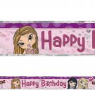 Bratz Happy Birthday Metallic Banner 12ft
