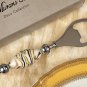 Murano Art Deco Bottle Opener Golden Brown Glass Bead  - Item #2927
