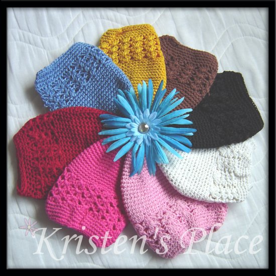 Choose 6 - Crochet Beanie Hats - Toddler to Pre-teen size - Kufi Cap - Wholesale price
