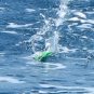 Green Turbo Tailed Teaser Bird Saltwater Fishing Trolling Lure Tackle