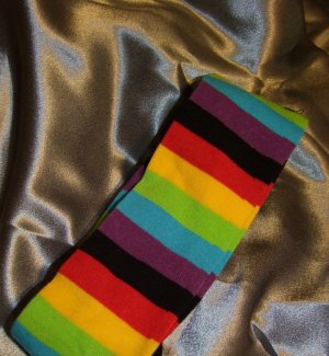 Multi-colored striped Leg/Arm Warmers
