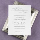 Silver Foil Save the Date