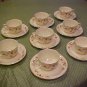 Hall Jewel Autumn Leaf cups/saucers