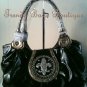 NOT IN STOCK ~ Black Fleur de Lis Rhinestones BLING Shoulder Tote HandBag Purse
