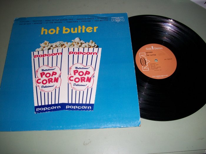 Hot Butter Popcorn Die Cut Cover Record LP