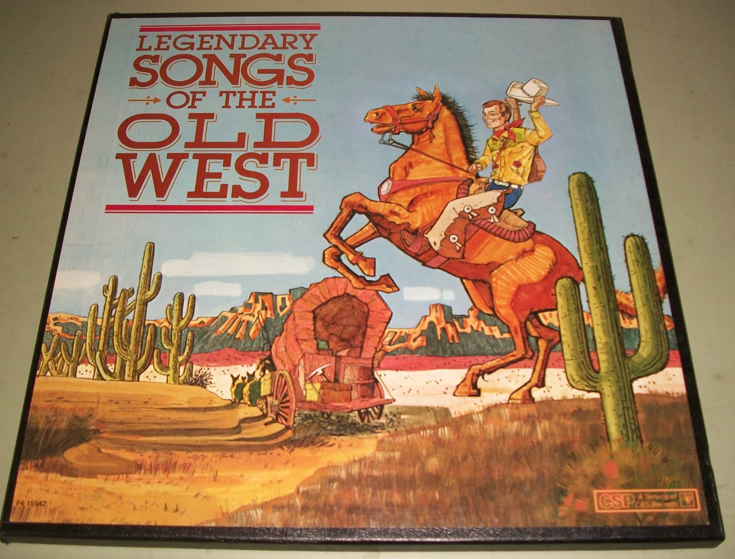 Legendary Songs Of The Old West Various Artist CBS 15542 Box Set 4 LP's