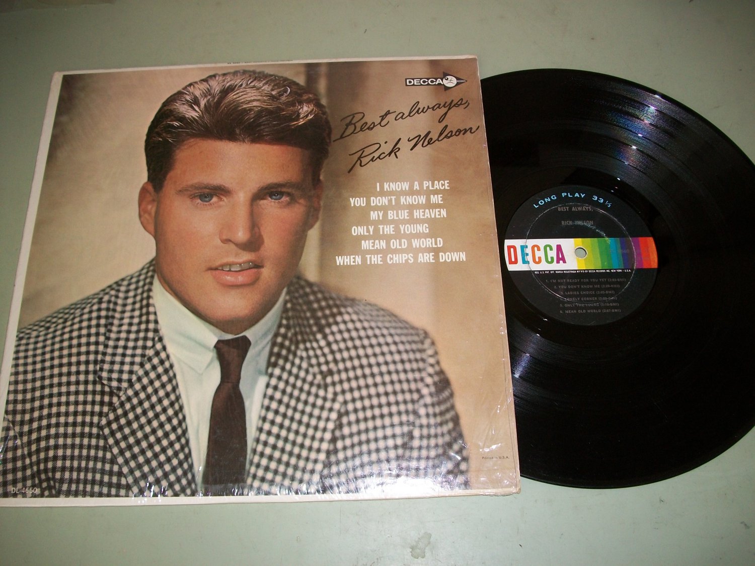 Rick Nelson - Best Always - DECCA 4660 - Rock Record LP