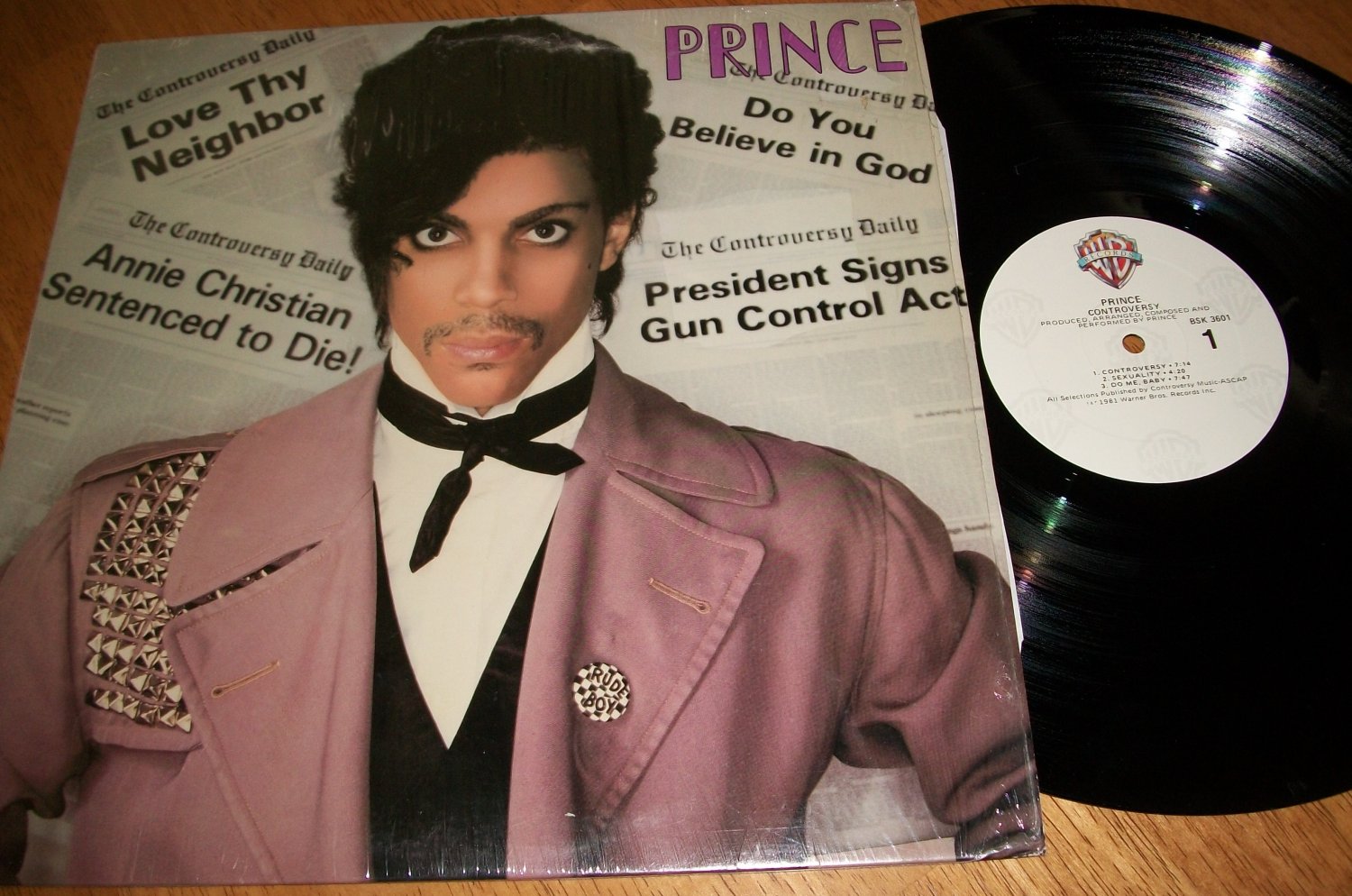 Prince - Controversy - WB3601 - Pop Rock Record LP