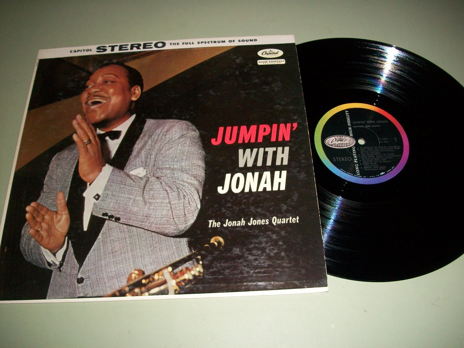 Jonah Jones Jumpin' With Jonah CAPITOL 1039 Jazz Record LP