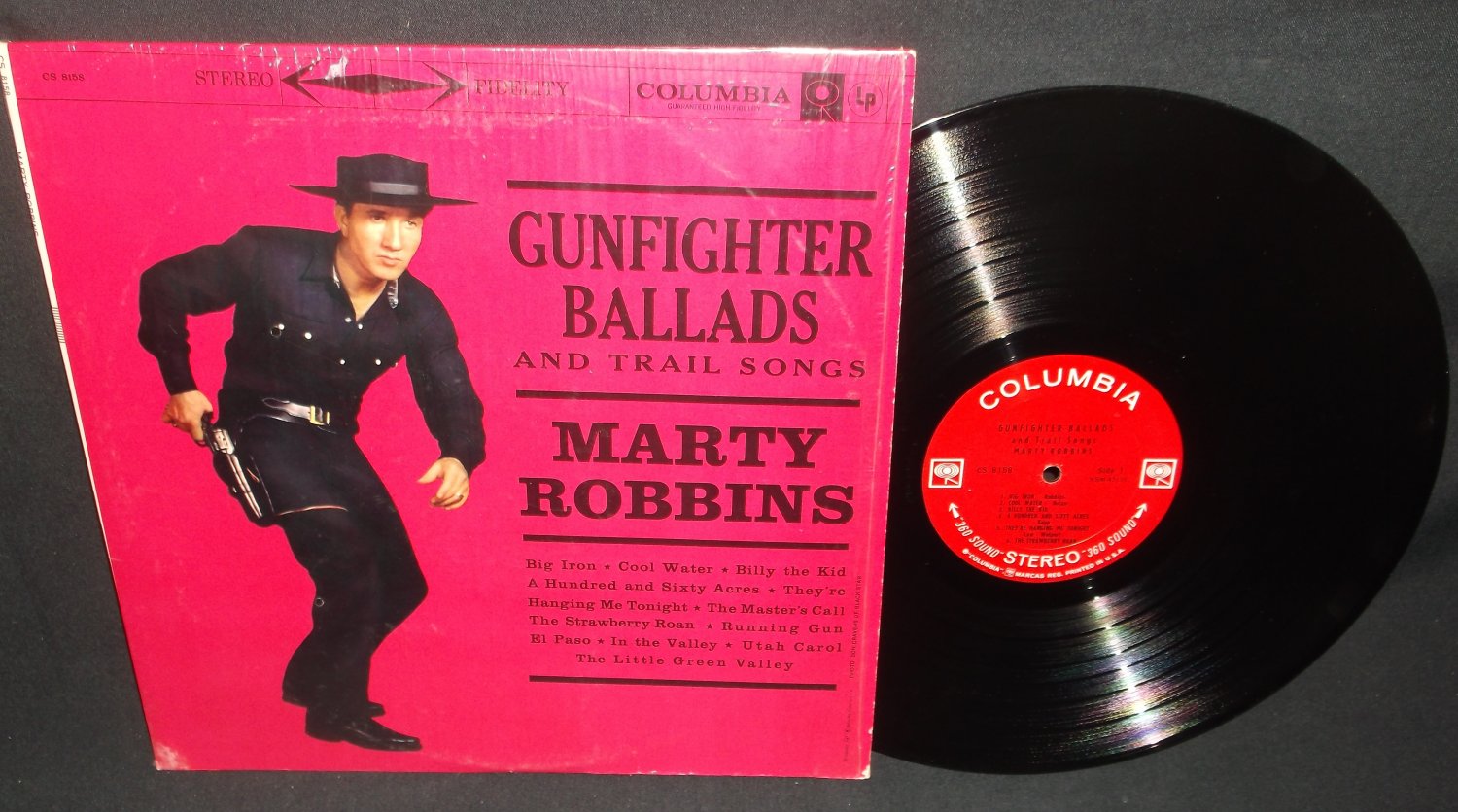 Marty Robbins - Gunfighter Ballads - COLUMBIA 8158 - Country Record LP