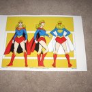 Large 18 X 24 Superman / Supergirl Super Powers Poster