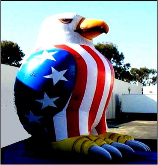 AMERICAN EAGLE PATRIOTIC ELECTIONS PROPS ADVERTISING BUSINESS BALLOONS VOTING SIGNS PARTY FOODS
