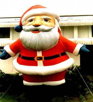TRADITIONAL SANTA CHISTMAS HOLIDAYS DECORATIONS NOT A GEMMY AIR BLOWN INFLATABLES BALLOONS SIGNS