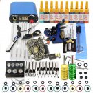 TOP Tattoo Kit 2 Machine Guns Inks Grips Needles Power Set Equipment Supplies (WS-K259-2 US)