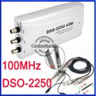 DSO-2250 PC-Based USB Digital Storage Oscilloscope 100MHZ 250MS/s SBQ-003