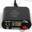 Black Mini LCD Digital Tattoo Power Supply Clip Cord Foot Pedal Kit[GBL-WS-PB004(I)]