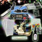Professional Tattoo Machine Mini Power Supplies Equipment inks Needles tube Kit [WS-K102-2LO]