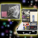 2 Tattoo Machine Gun Needles 8 Inks Tip Power & Body Piercing Jewelry Real Kit (WS-KI058+CK-K001LO)
