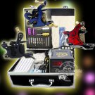 Complete Tattoo Kit 3 Machine Guns Needles Power Needles Supplies(GBL-WS-K058+WS-M350+M119+M123(G))