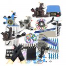 4 Machine  Guns Kit Tattoo Inks Grips Needles Power Set(GBL-WS-K103+M352+M025+M349+M202+I322(G))