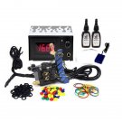 New Tattoo Gun Machine Power Supply  GBL-WS-K101-1+WS-M354+WS-I002B*2(G)