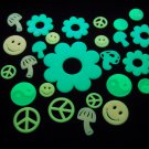 24 Piece Glow in the Dark 60s Pieces
