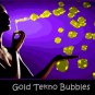 1oz Bottle GOLD Blacklight Reactive Tekno Bubbles